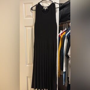 Black Pleated Dress